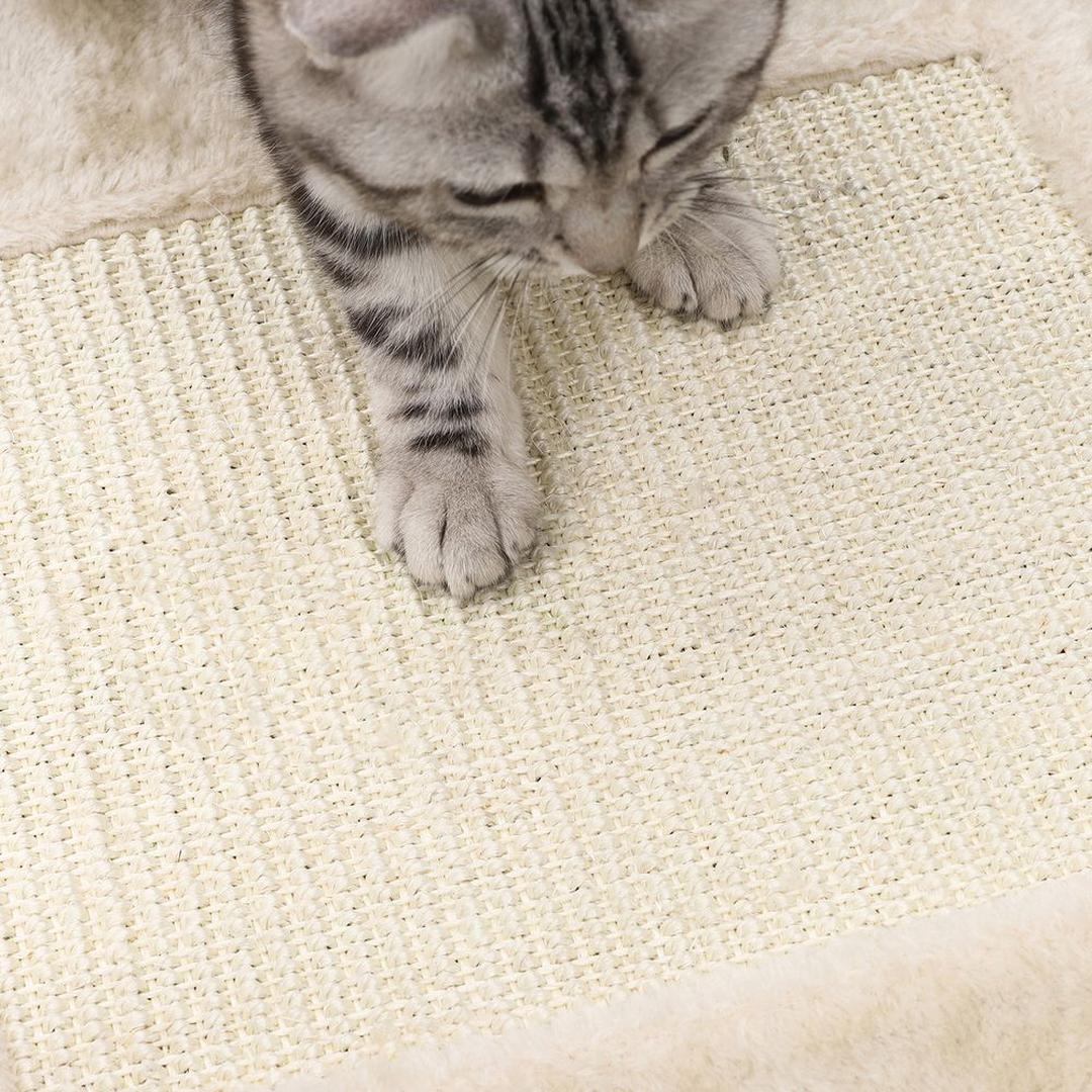 Krabpaal 138 cm met Ligmand – Klim- en Speelmeubel voor Katten met Meerdere Niveaus