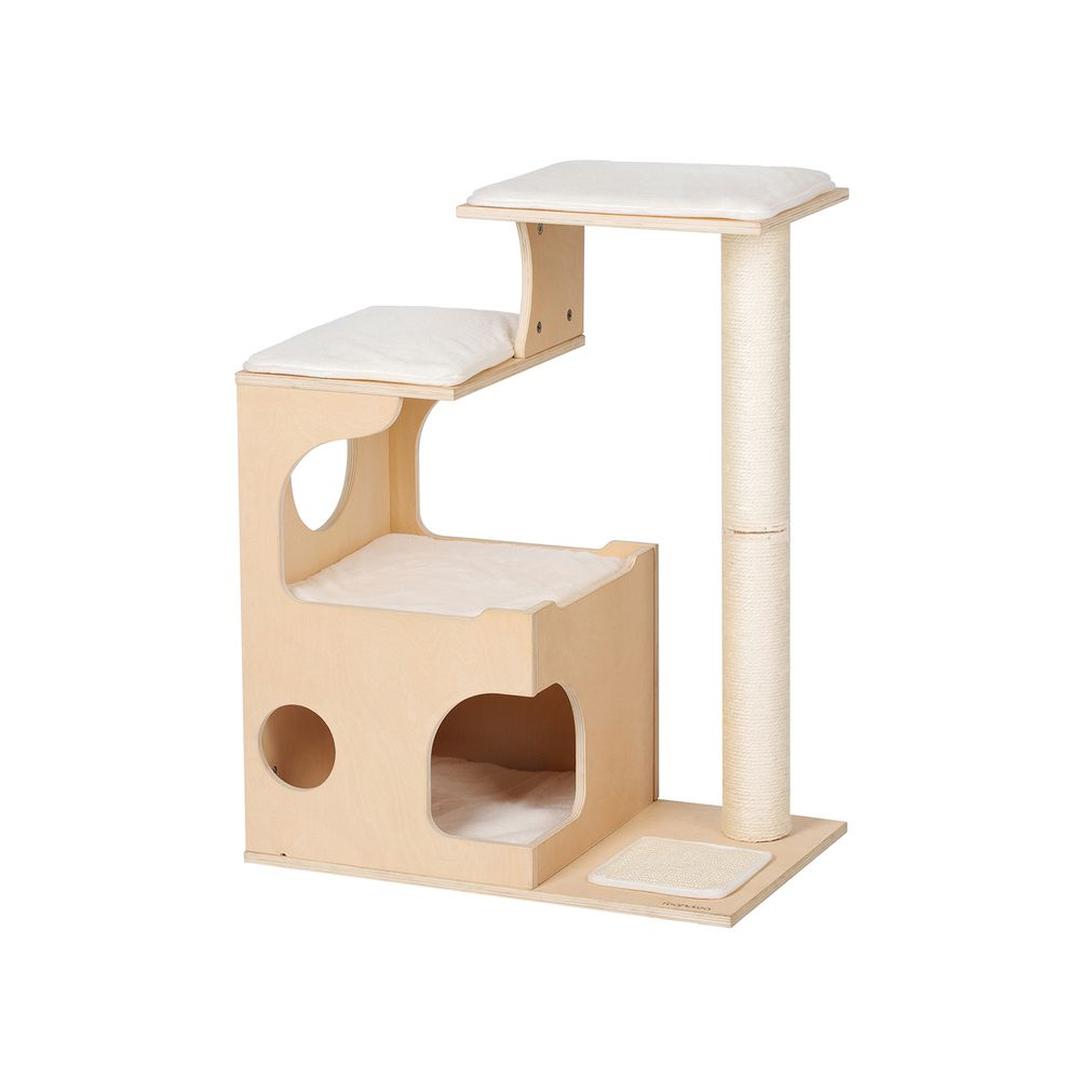 Krabpaal 88 cm in Vintagebruin – Compact Klim- en Speelmeubel voor Katten