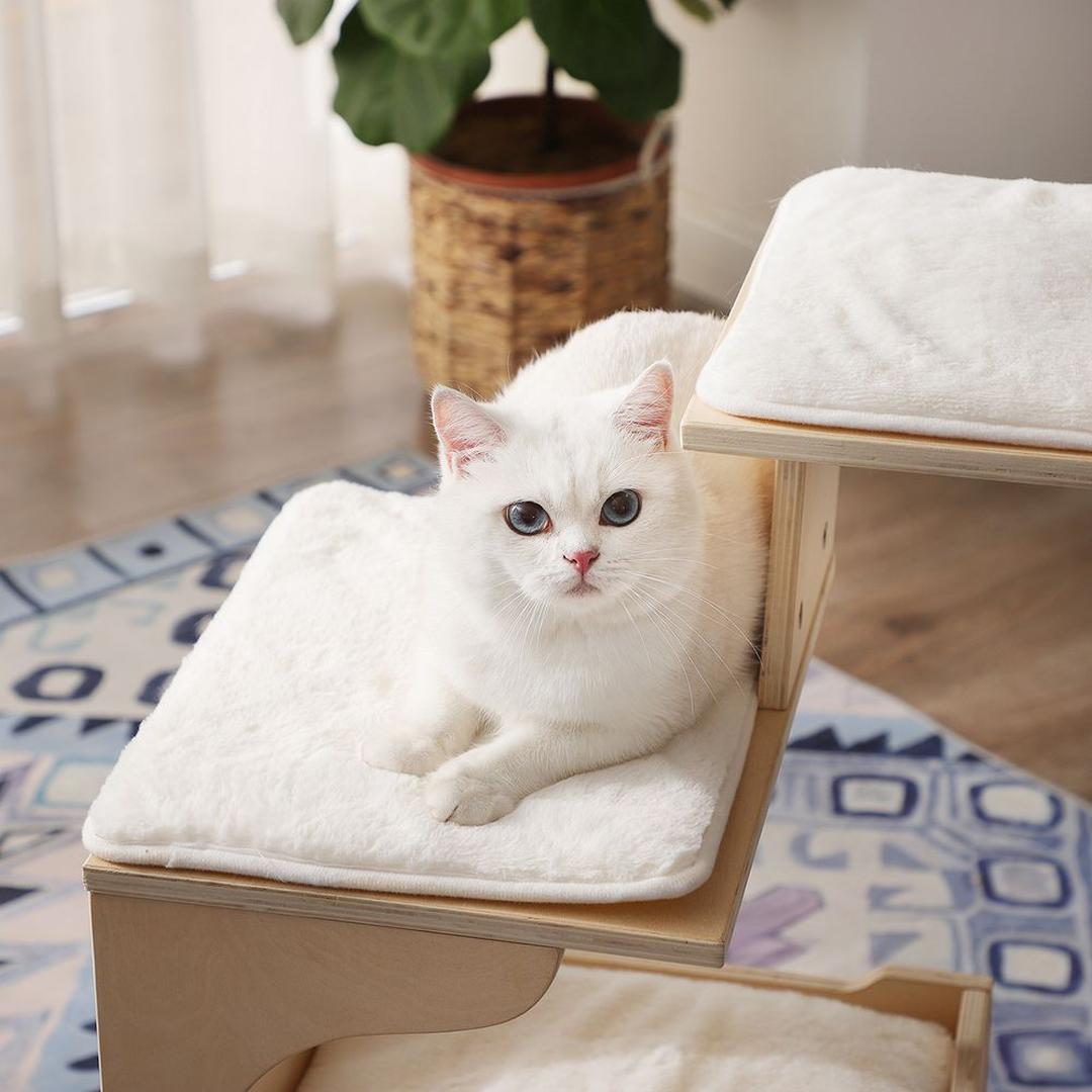 Krabpaal 88 cm in Vintagebruin – Compact Klim- en Speelmeubel voor Katten