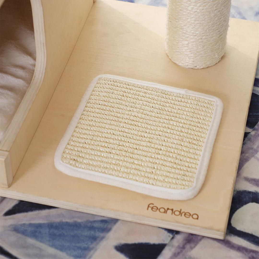 Krabpaal 88 cm in Vintagebruin – Compact Klim- en Speelmeubel voor Katten