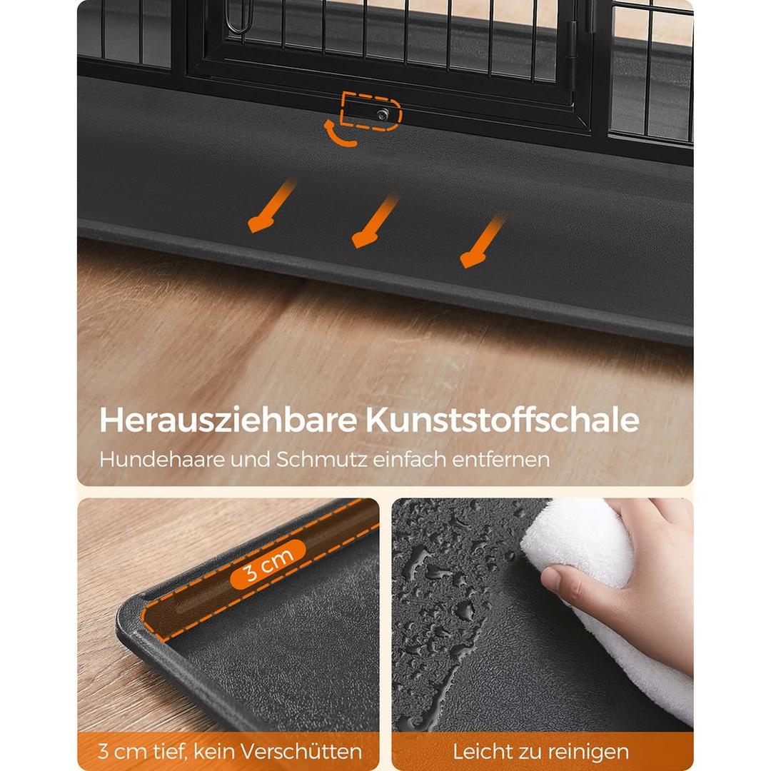 Draagbare Hondenbench met Stevige Constructie – Opvouwbare Transportkooi voor Hond