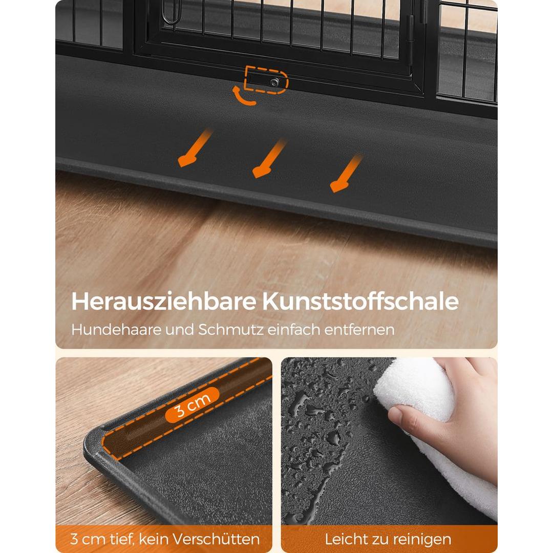 Draagbare Hondenbench met Stevige Constructie – Opvouwbare Transportkooi voor Hond