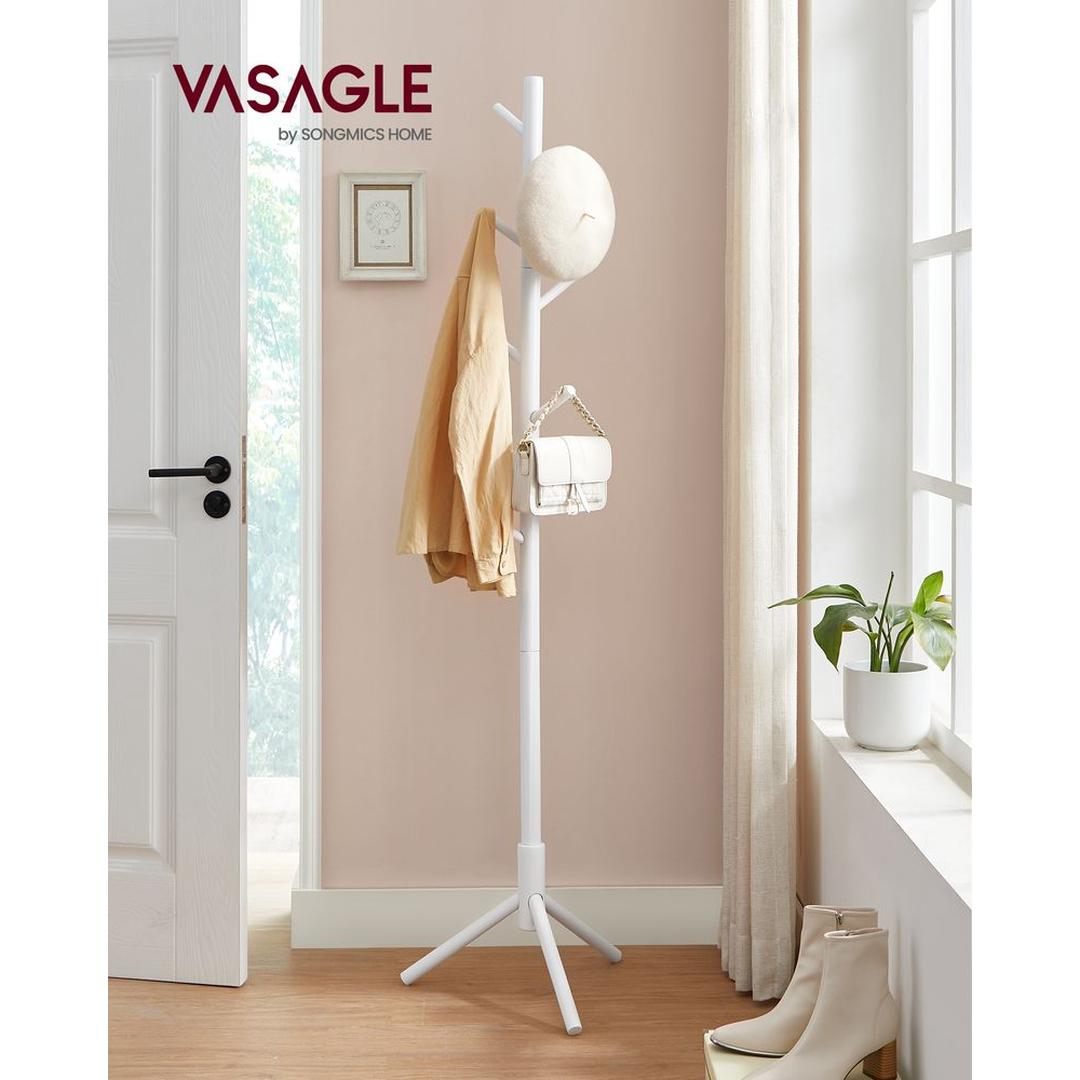 Vrijstaand Kledingrek voor Jassen en Kleding – Stabiel Staand Model voor Slaapkamer of Hal