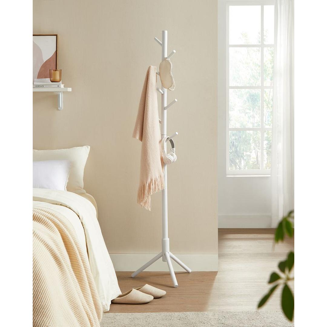 Vrijstaand Kledingrek voor Jassen en Kleding – Stabiel Staand Model voor Slaapkamer of Hal
