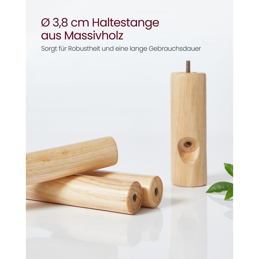 Vrijstaand Kledingrek voor Jassen en Kleding – Stabiel Staand Model voor Slaapkamer of Hal
