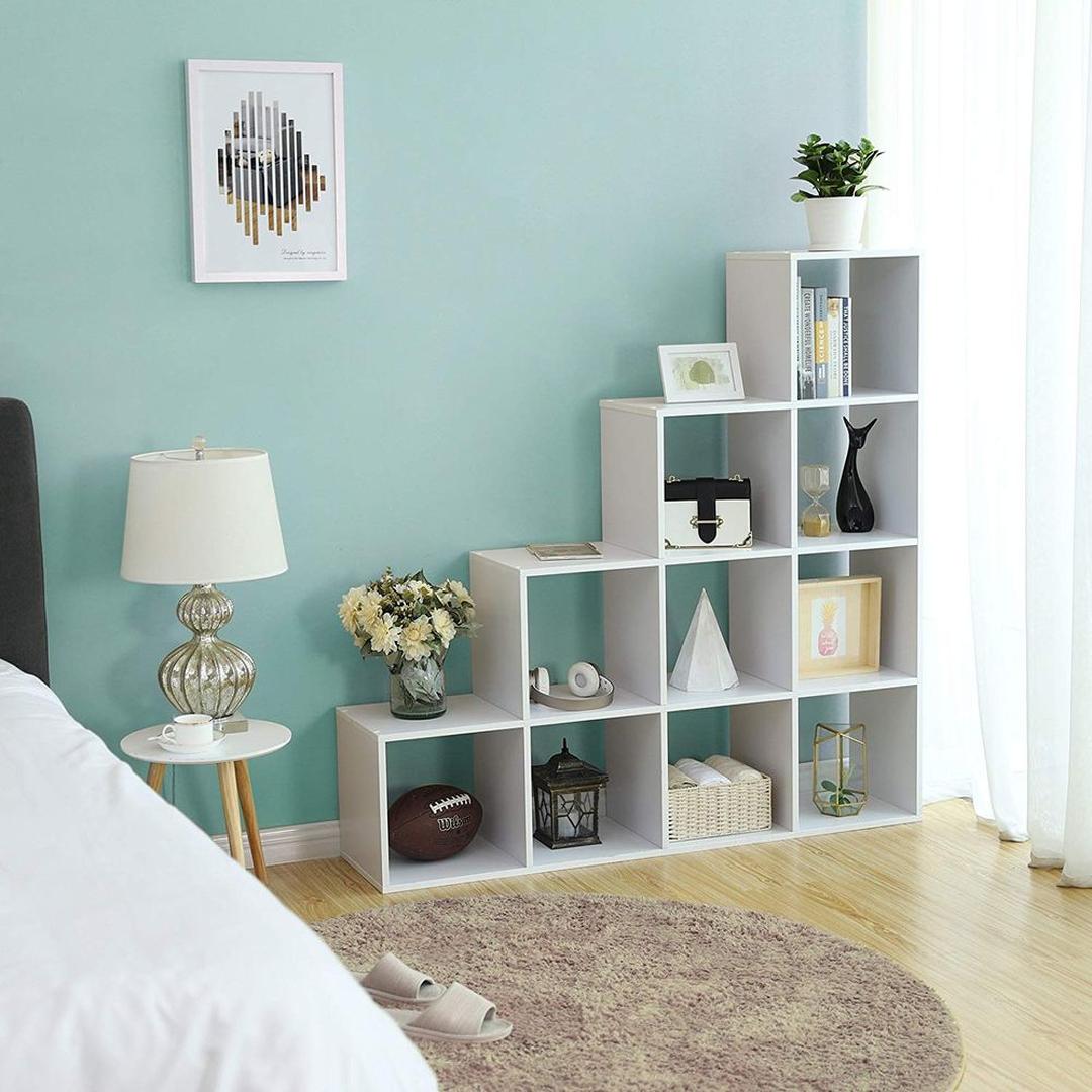Boekenkast met 10 Kubusvakken – Open Opbergkast voor Boeken, Decoratie en Accessoires