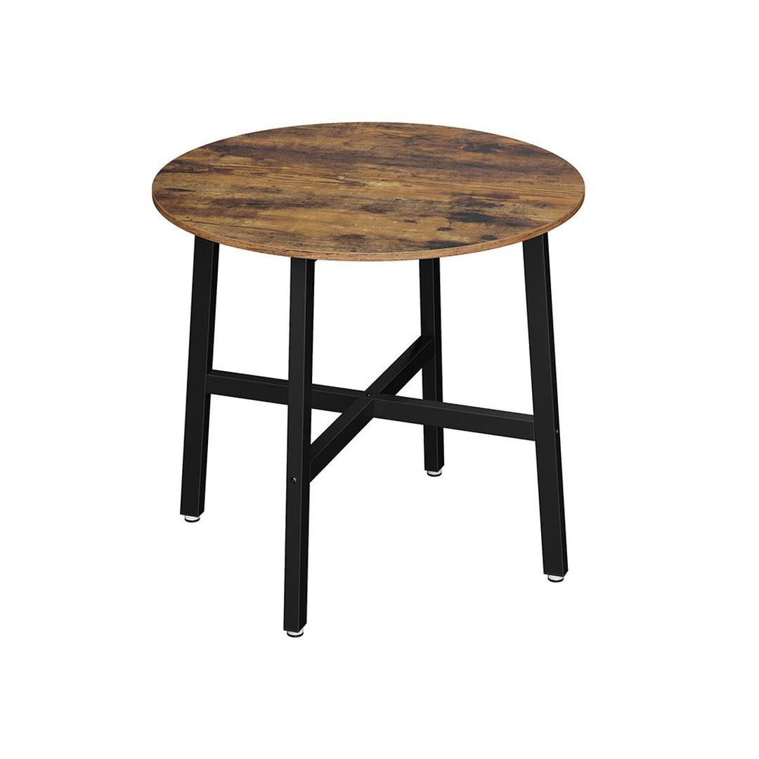 Ronde Keukentafel 80 × 75 cm – Compacte Eettafel voor Keuken of Eetkamer