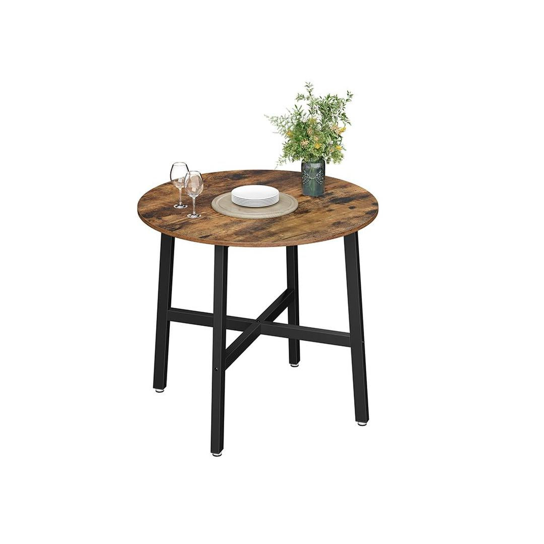 Ronde Keukentafel 80 × 75 cm – Compacte Eettafel voor Keuken of Eetkamer