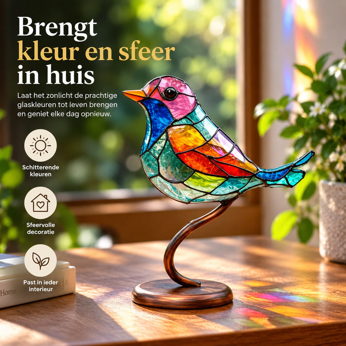 decoratie van acryl – zijaanzicht
