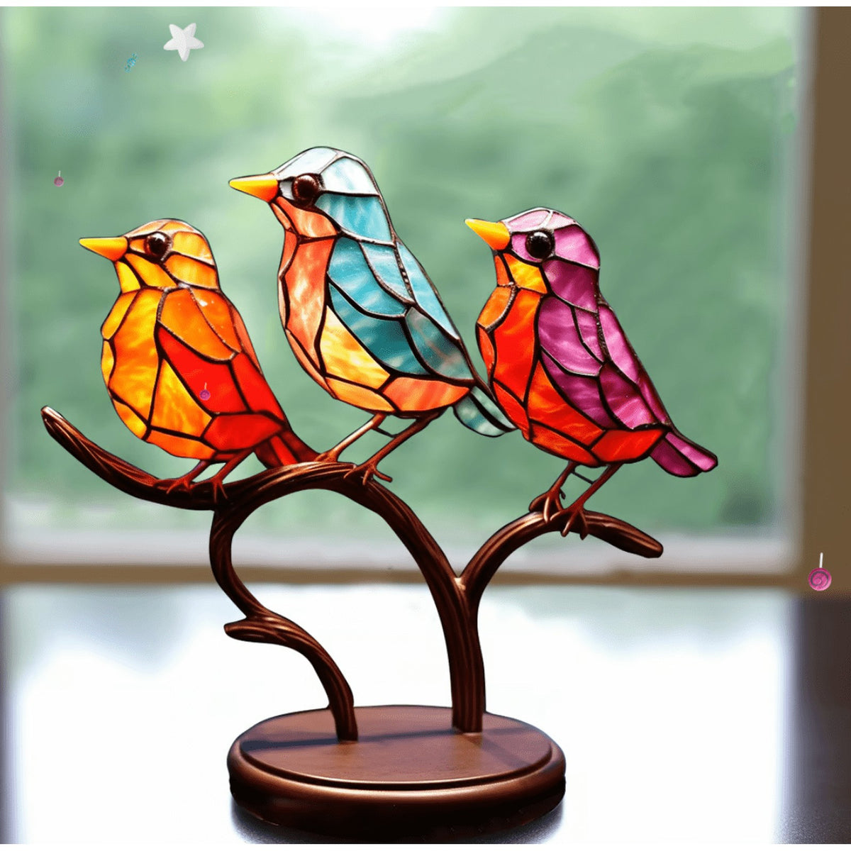 decoratie van acryl – schuin van voren