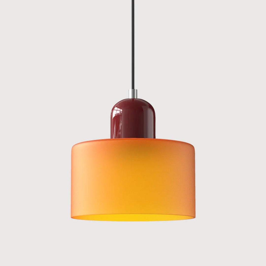 Arvid hanglamp van glas en metaal – van bovenaf gezien (20)