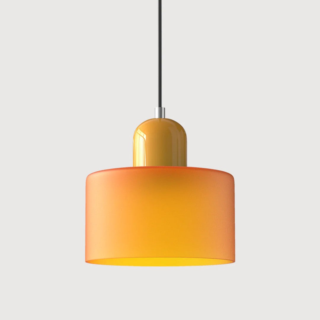 Arvid hanglamp van glas en metaal – detail van de rand (22)