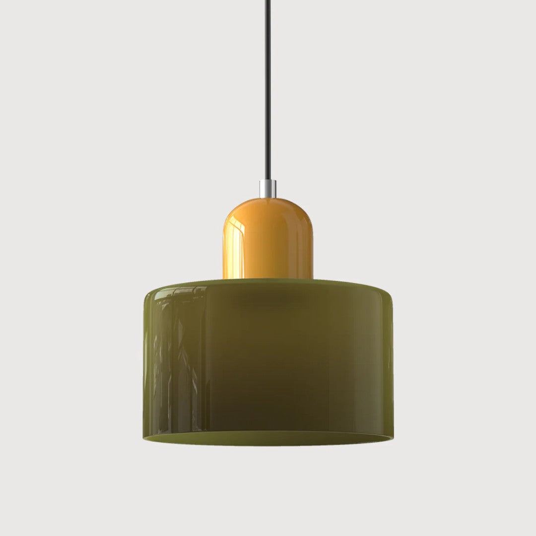 Arvid hanglamp van glas en metaal – detail van de rand (34)