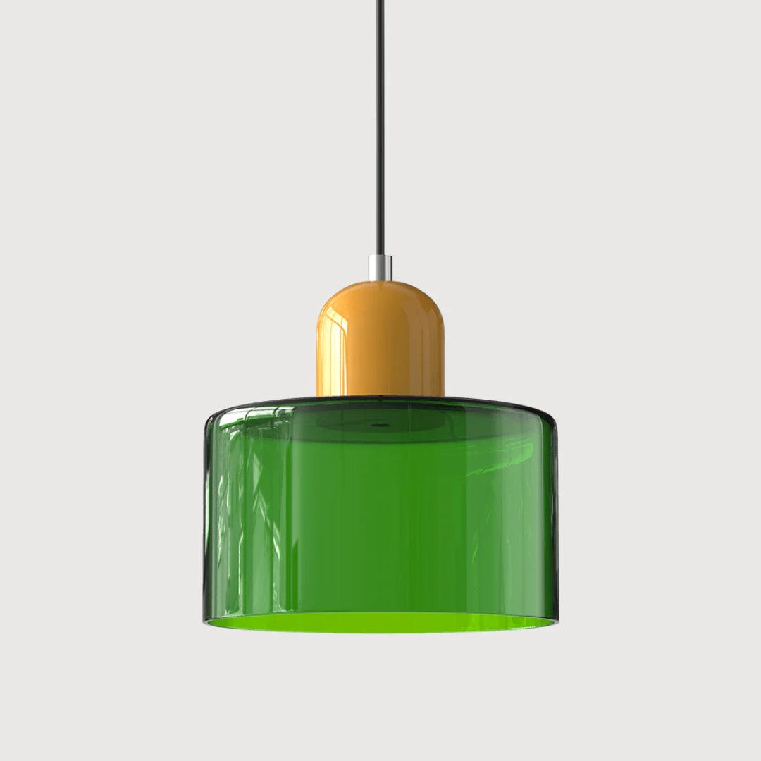 Arvid hanglamp van glas en metaal – detailfoto van de afwerking (39)