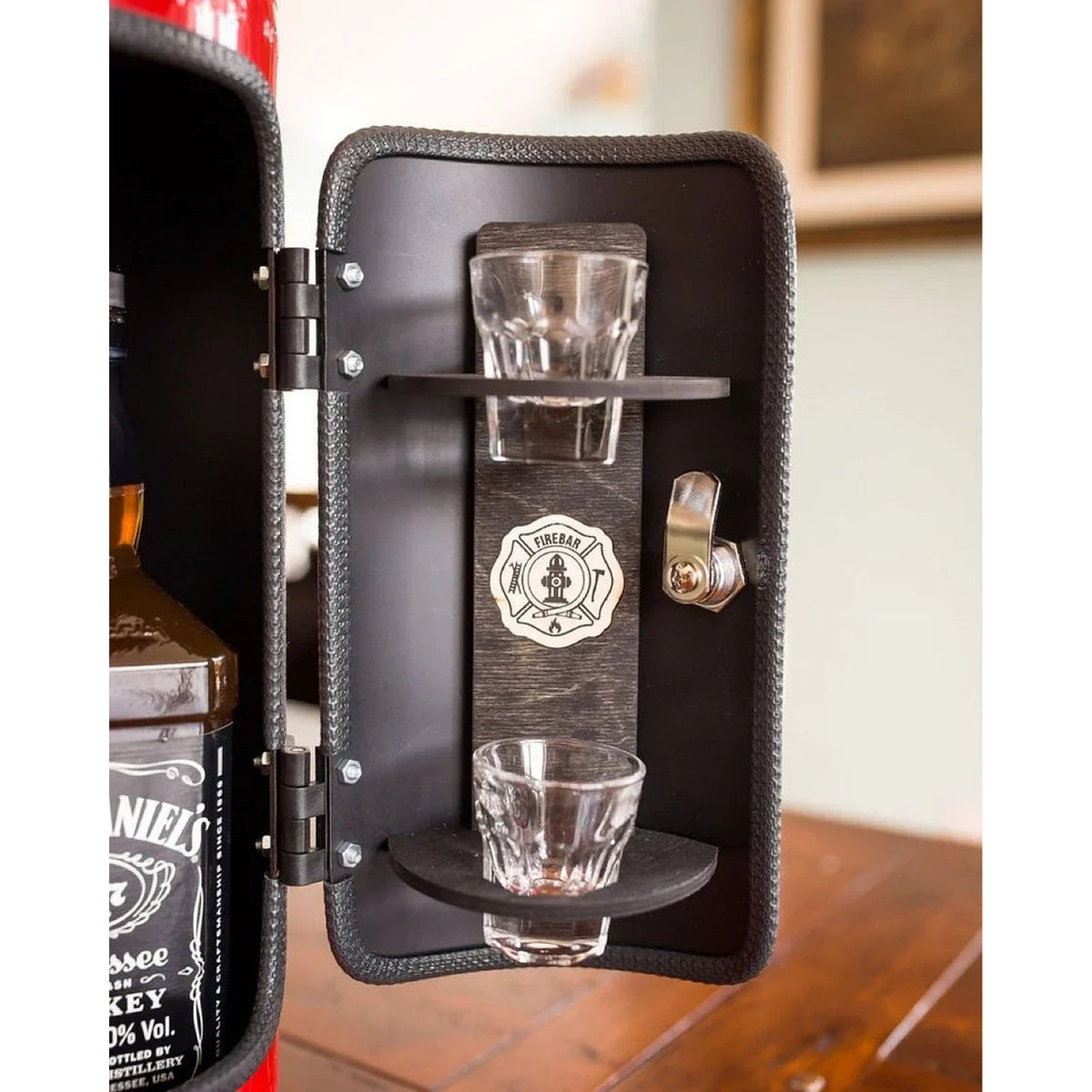minibar – detailfoto van de afwerking