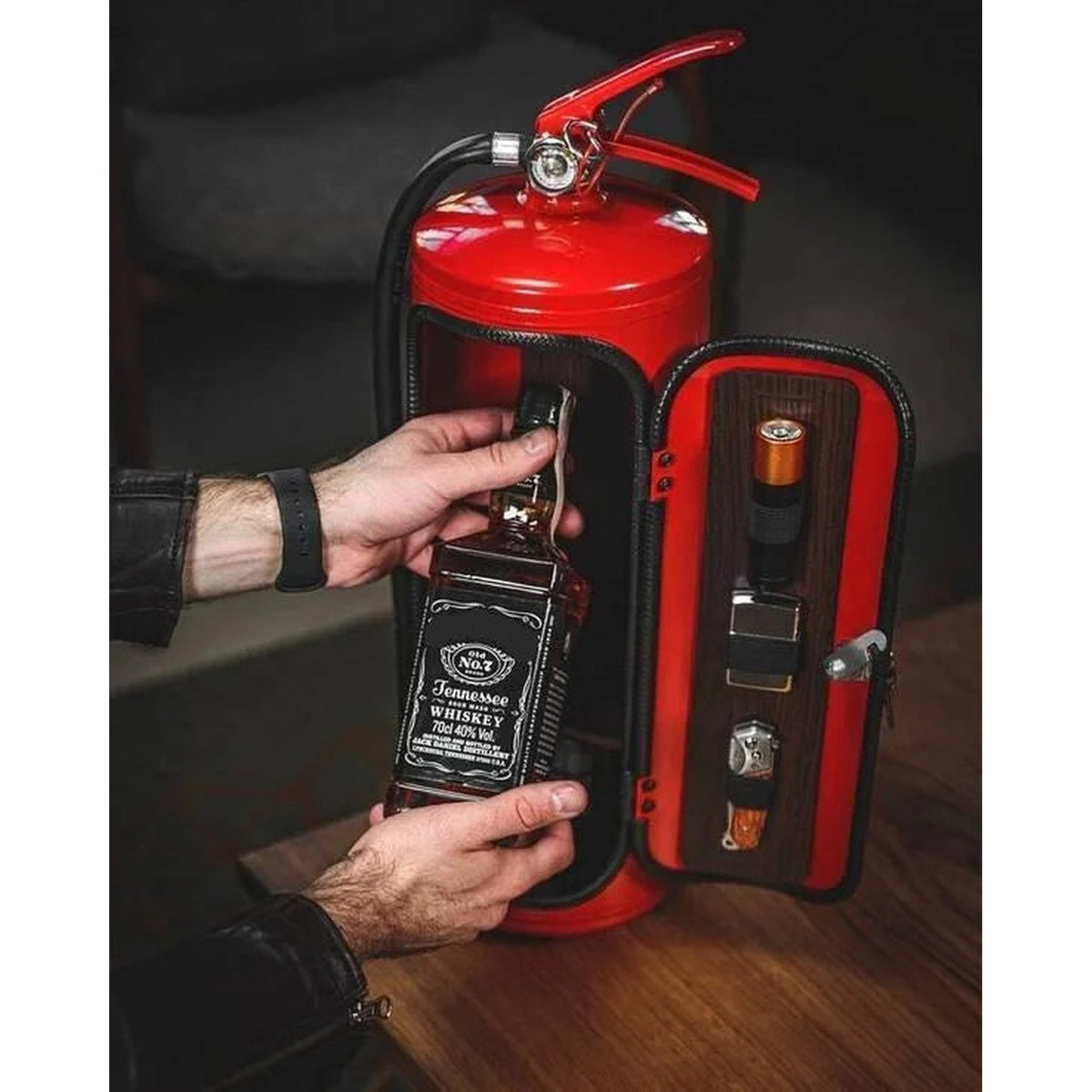 minibar – van bovenaf gezien