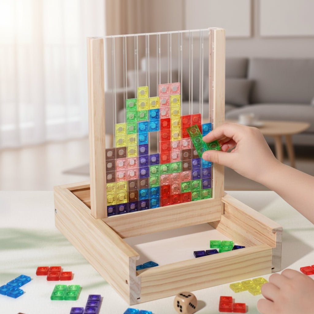 Bryadal puzzel van eco-friendly hout with a smooth surface for a pleasant feel – detailfoto van de afwerking