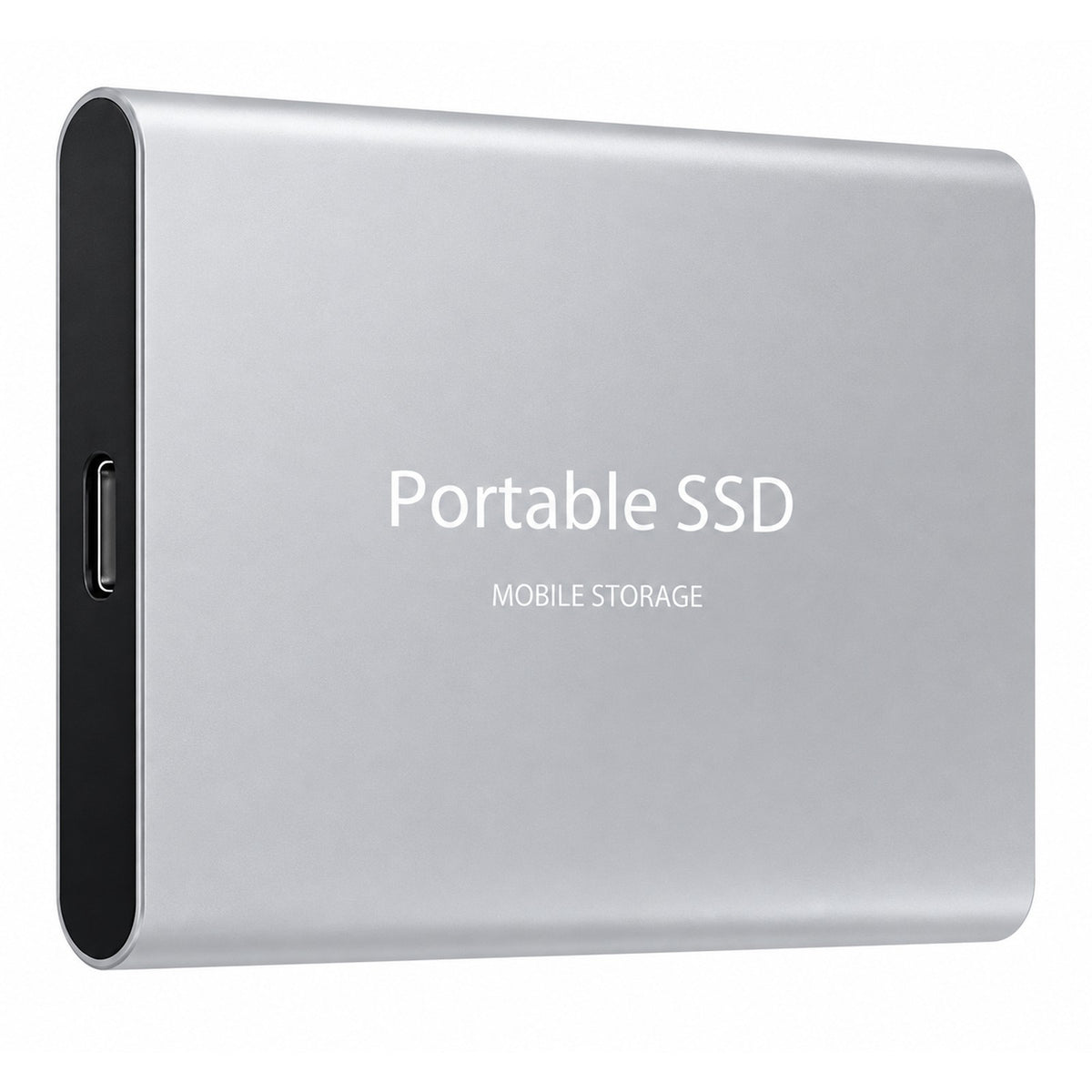 ssd in rood van aluminiumlegering – vooraanzicht