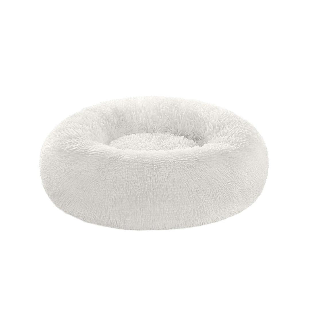 Donut hondenmand met memory foam – extra zacht pluche – afneembare vulling – antislip bodem