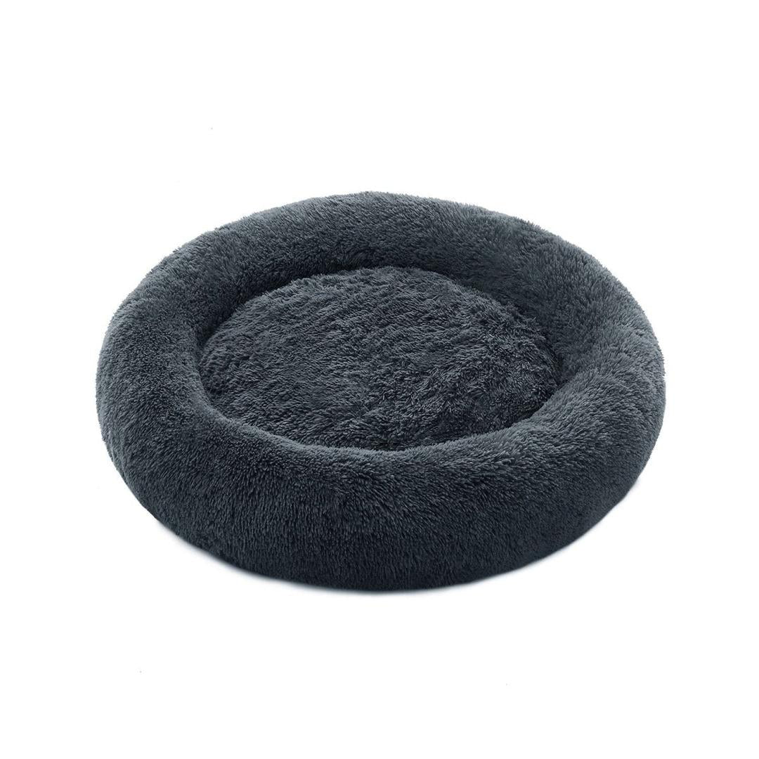 Donut hondenmand met memory foam – extra zacht pluche – afneembare vulling – antislip bodem