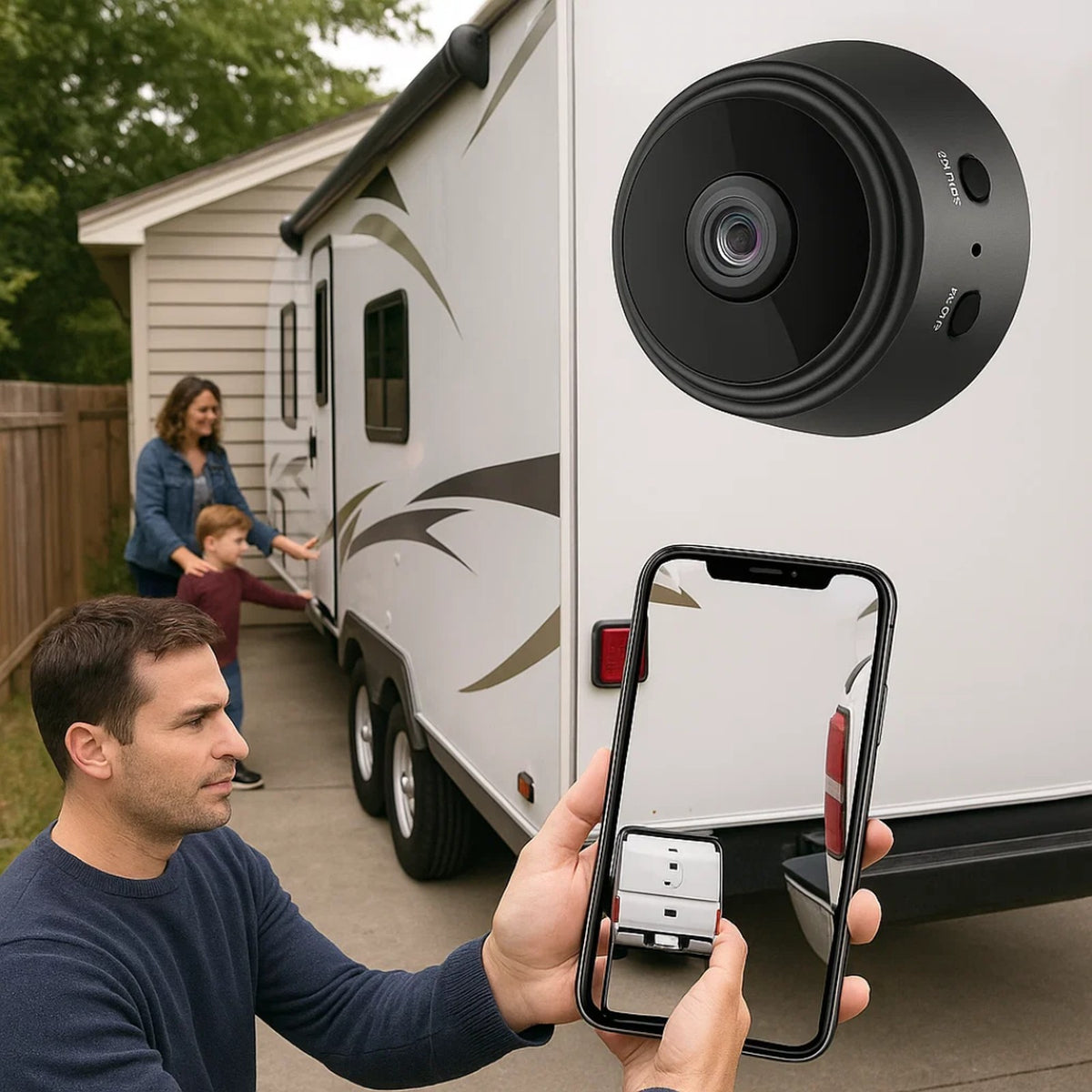 achteruitrijcamera – close-up