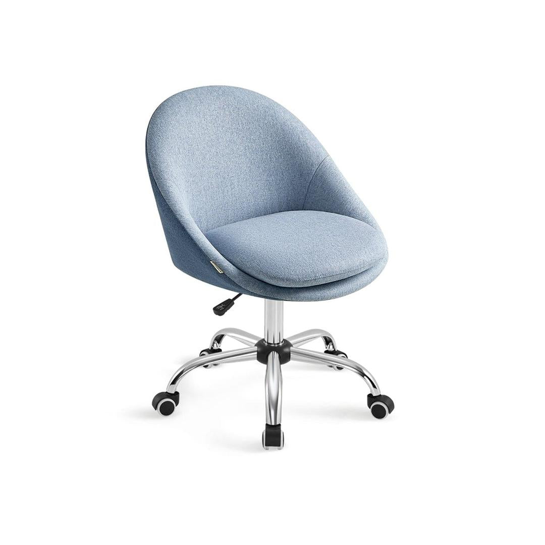 Compacte draaistoel zonder armleuningen – ergonomische bureaustoel – 360° draaibaar – in hoogte verstelbaar
