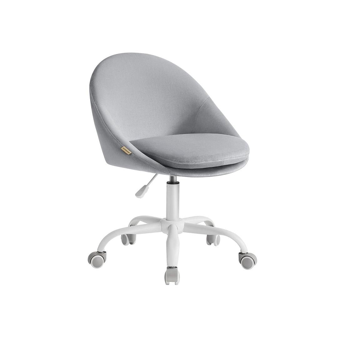 Compacte draaistoel zonder armleuningen – ergonomische bureaustoel – 360° draaibaar – in hoogte verstelbaar