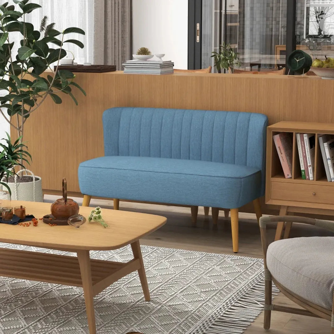 2-zits bank – zachte bekleding – onderhoudsvriendelijke stof – maximaal 150 kg – 117 x 56,5 x 77 cm