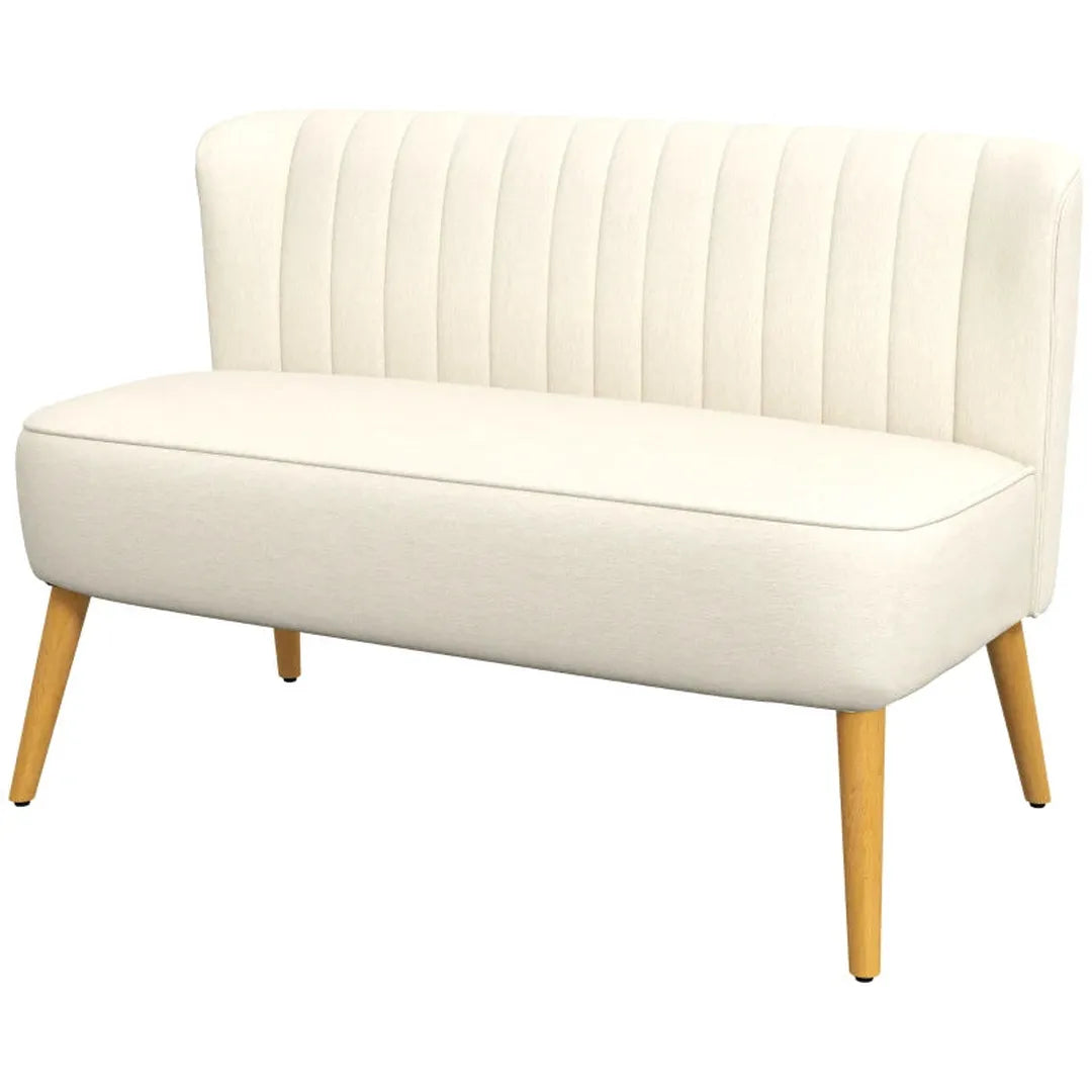 2-zits bank – zachte bekleding – onderhoudsvriendelijke stof – maximaal 150 kg – 117 x 56,5 x 77 cm