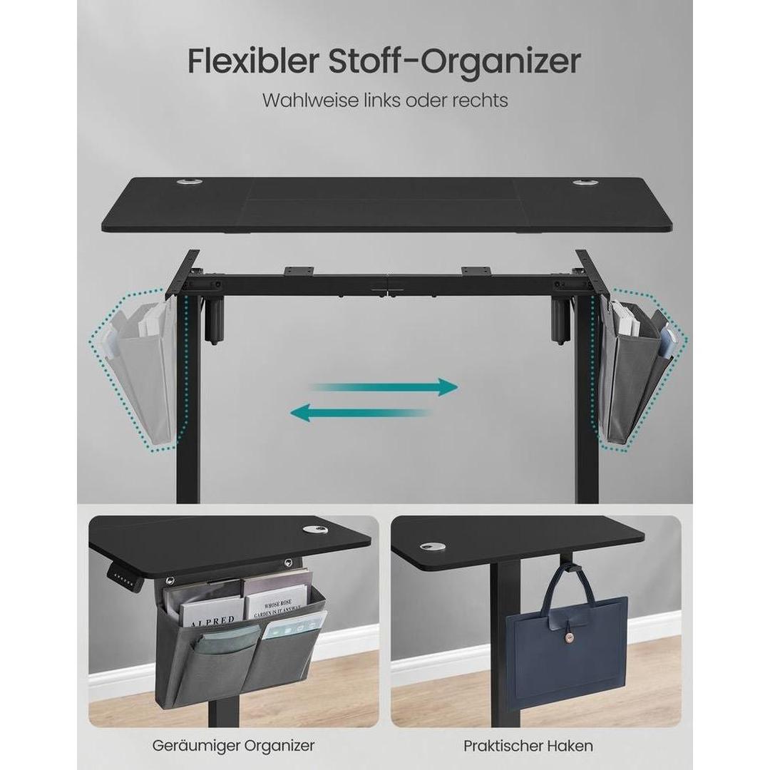 Elektrisch hoog-laag bureau – ergonomisch zit-sta bureau – elektrisch verstelbaar – thuis- en kantoorgebruik