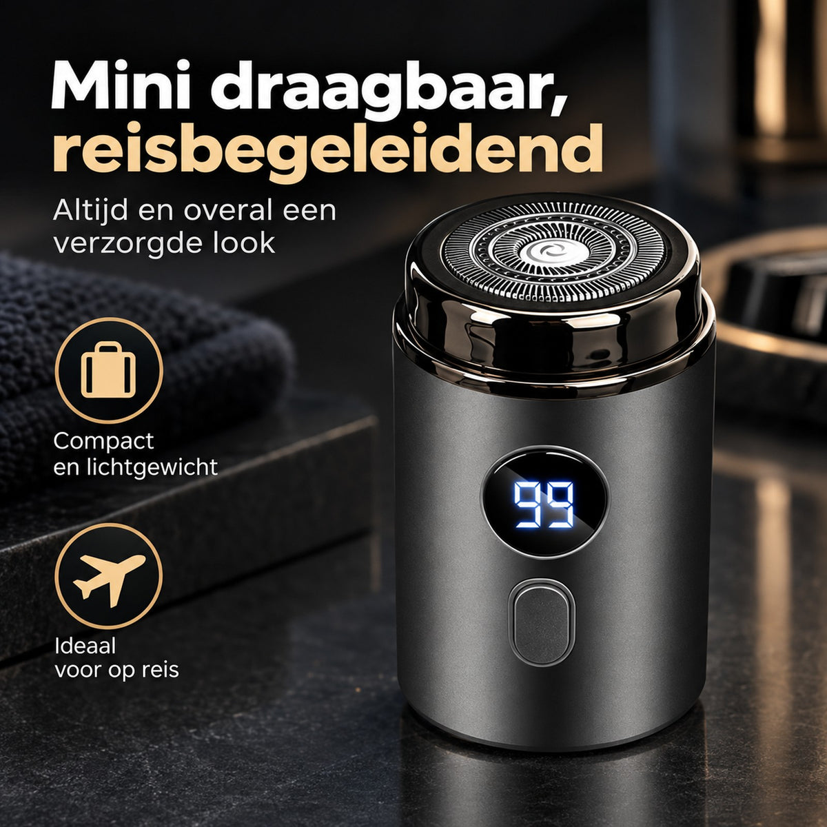 scheerapparaat – detailfoto van de afwerking