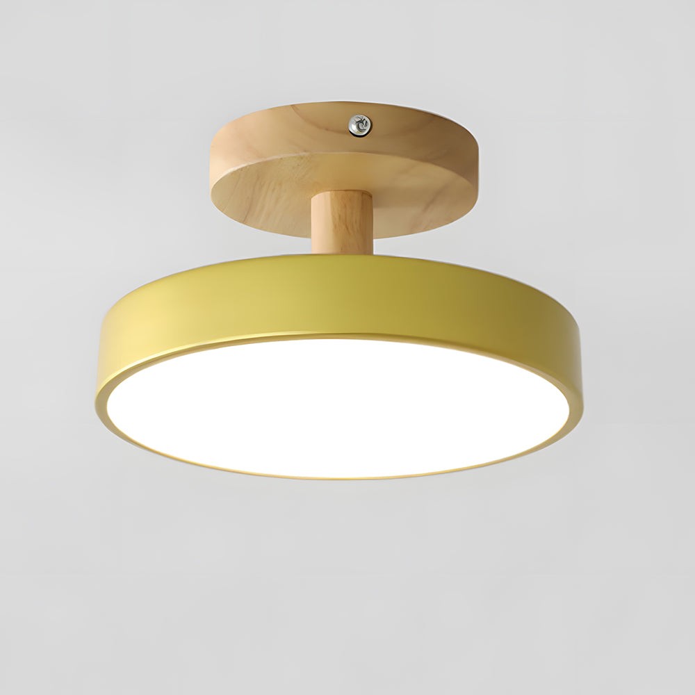 Elmar plafondlamp van hout en metaal – detail van de rand (22)