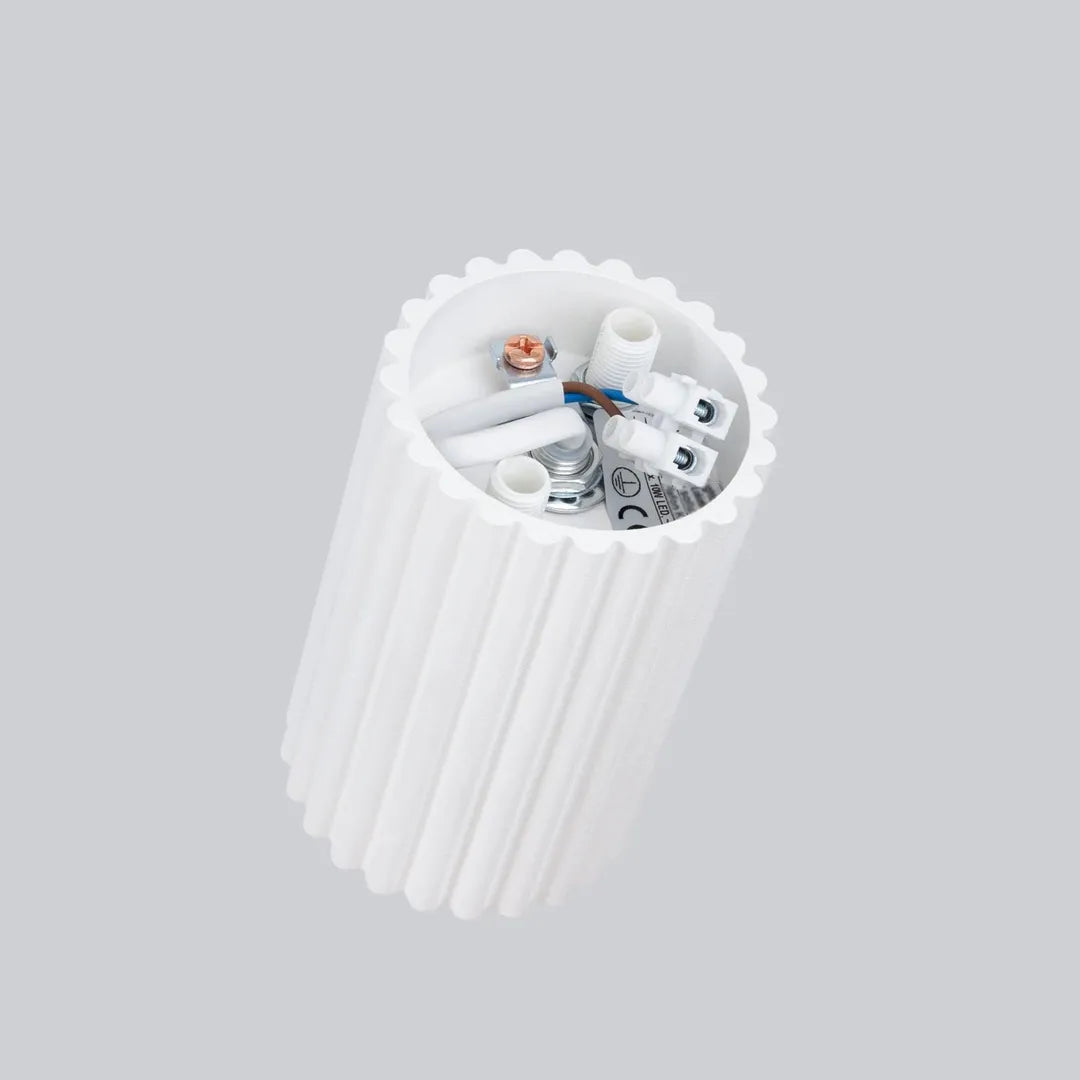 Witte Plafondlamp KARBON 10 – Moderne Lamp voor Woonkamer, Keuken of Hal