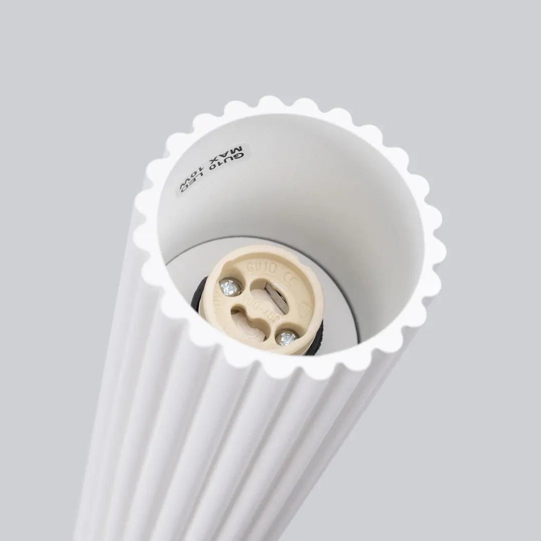 Witte Plafondlamp KARBON 10 – Moderne Lamp voor Woonkamer, Keuken of Hal