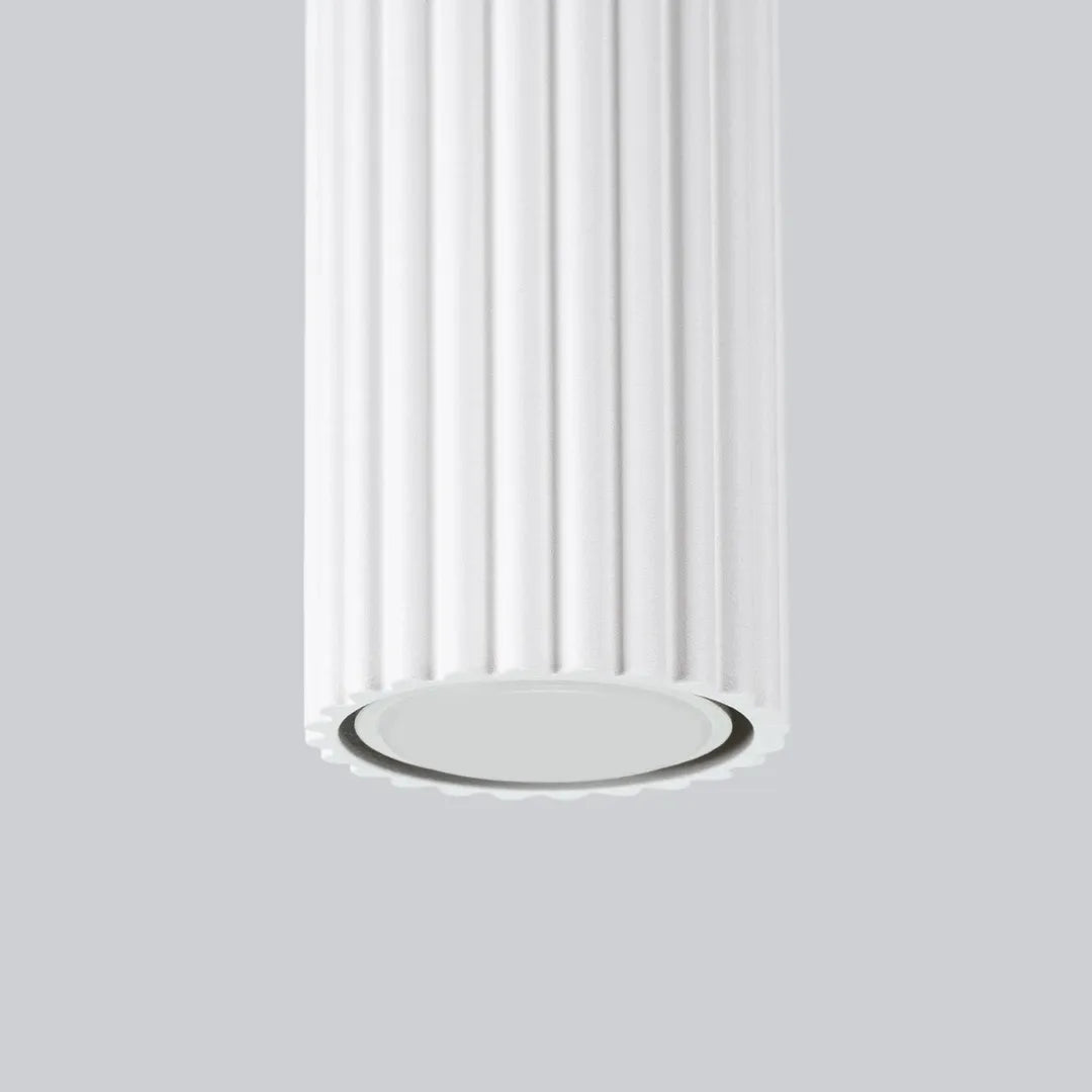 Witte Plafondlamp KARBON 10 – Moderne Lamp voor Woonkamer, Keuken of Hal