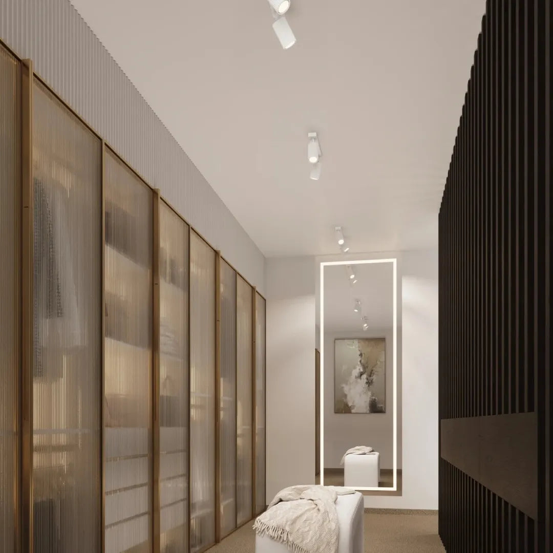 Witte Plafondlamp KARBON met 3 Lichtpunten – Moderne Lamp voor Woonkamer, Keuken of Hal