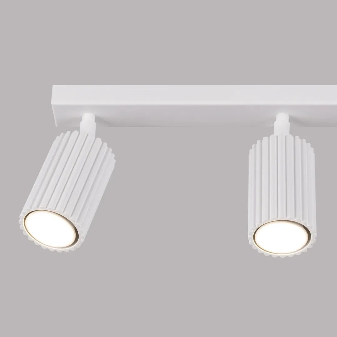 Witte Plafondlamp KARBON met 3 Lichtpunten – Moderne Lamp voor Woonkamer, Keuken of Hal