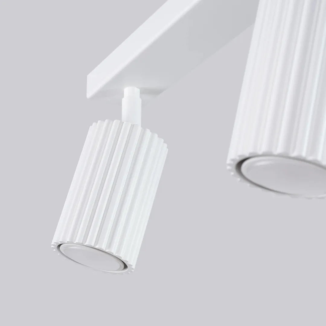 Witte Plafondlamp KARBON met 3 Lichtpunten – Moderne Lamp voor Woonkamer, Keuken of Hal