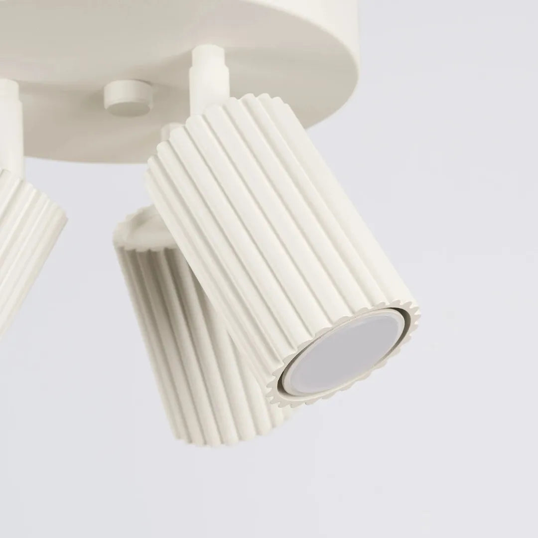 Beige Plafondlamp KARBON met 3 Lichtpunten – Moderne Lamp voor Woonkamer, Keuken of Hal