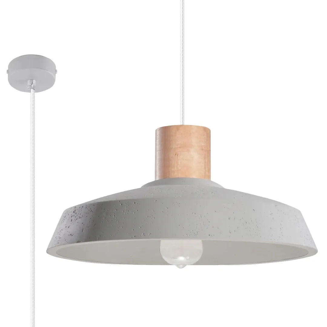 Houten Hanglamp ALEXIA – Natuurlijke Sfeerverlichting voor Woonkamer, Eetkamer of Hal