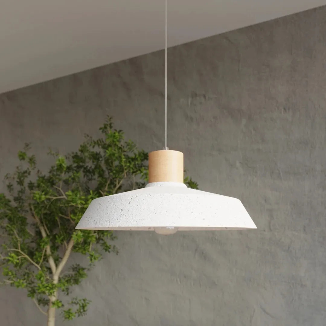 Houten Hanglamp ALEXIA – Natuurlijke Sfeerverlichting voor Woonkamer, Eetkamer of Hal