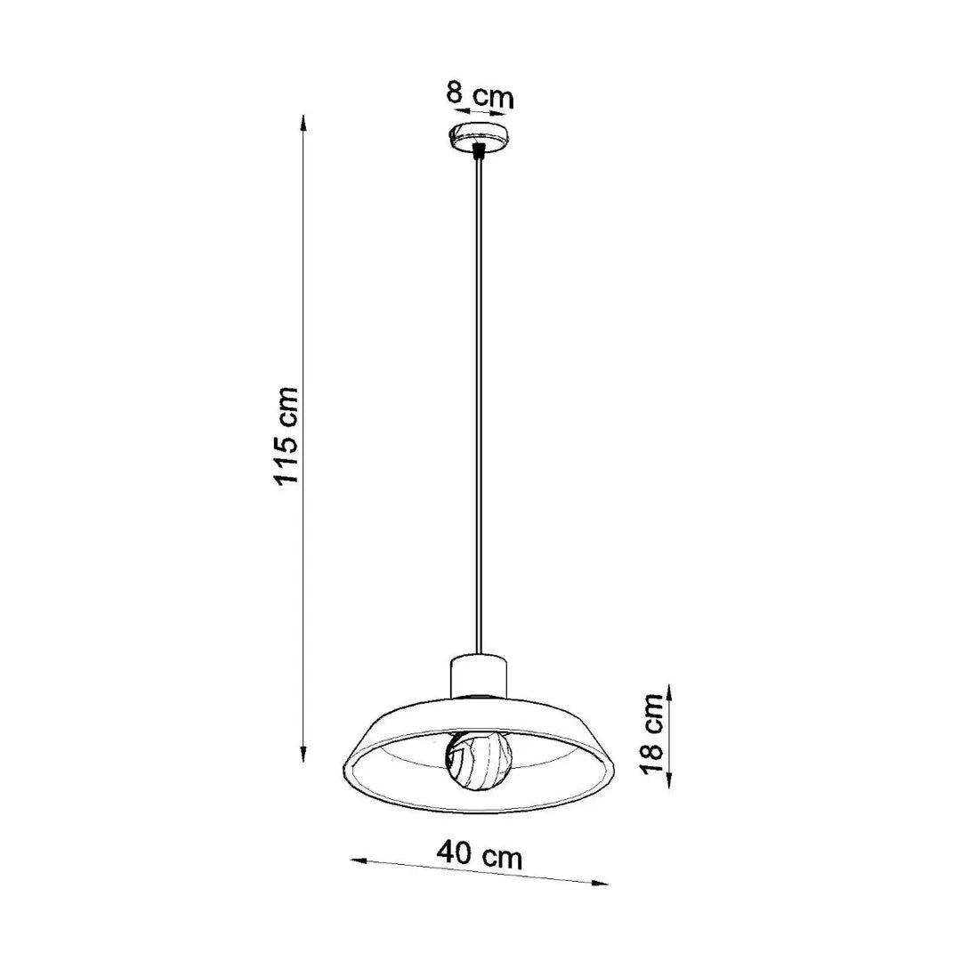 Houten Hanglamp ALEXIA – Natuurlijke Sfeerverlichting voor Woonkamer, Eetkamer of Hal