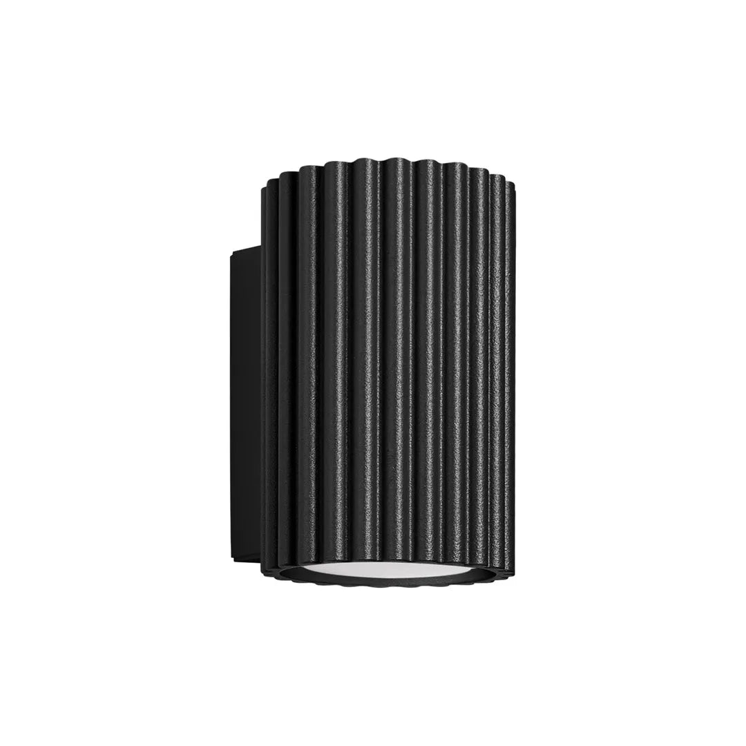 Zwarte Wandlamp KARBON 10 – Moderne Muurlamp voor Woonkamer, Slaapkamer of Hal