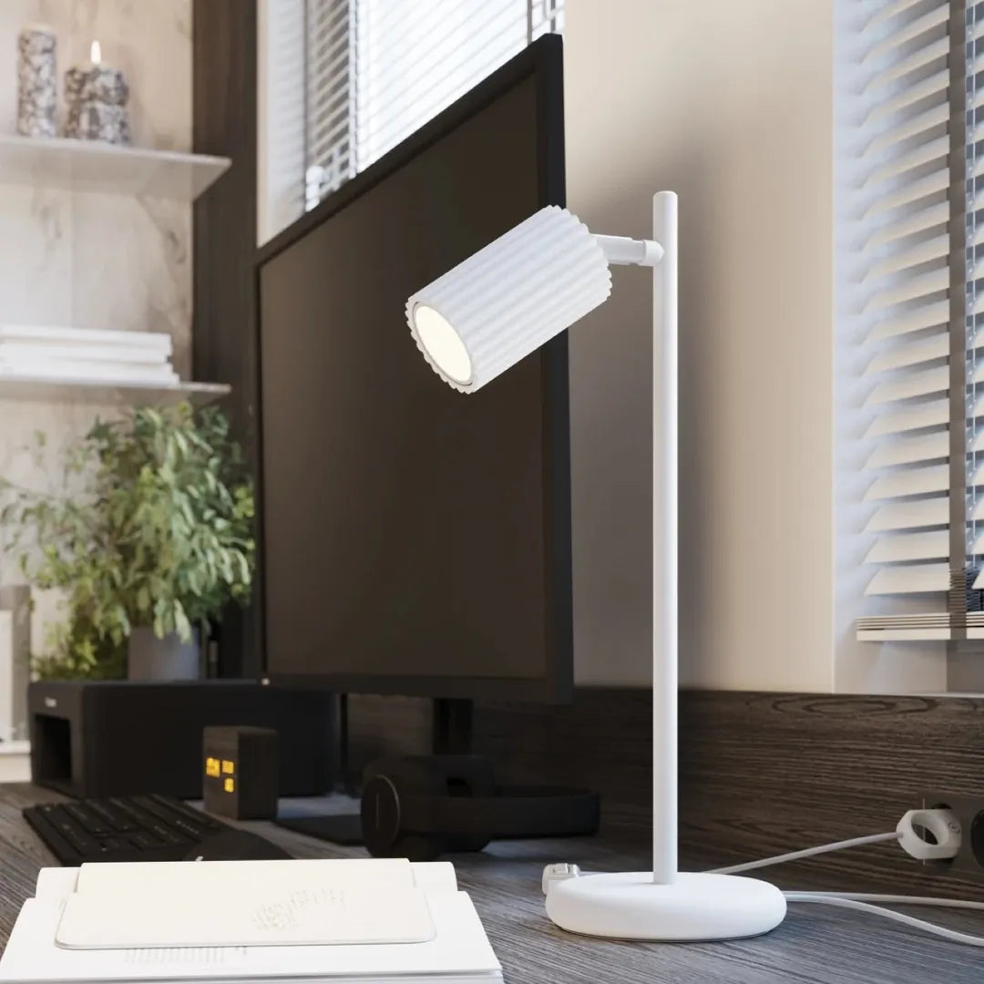 Witte Wandlamp KARBON 10 – Moderne Muurlamp voor Woonkamer, Slaapkamer of Hal