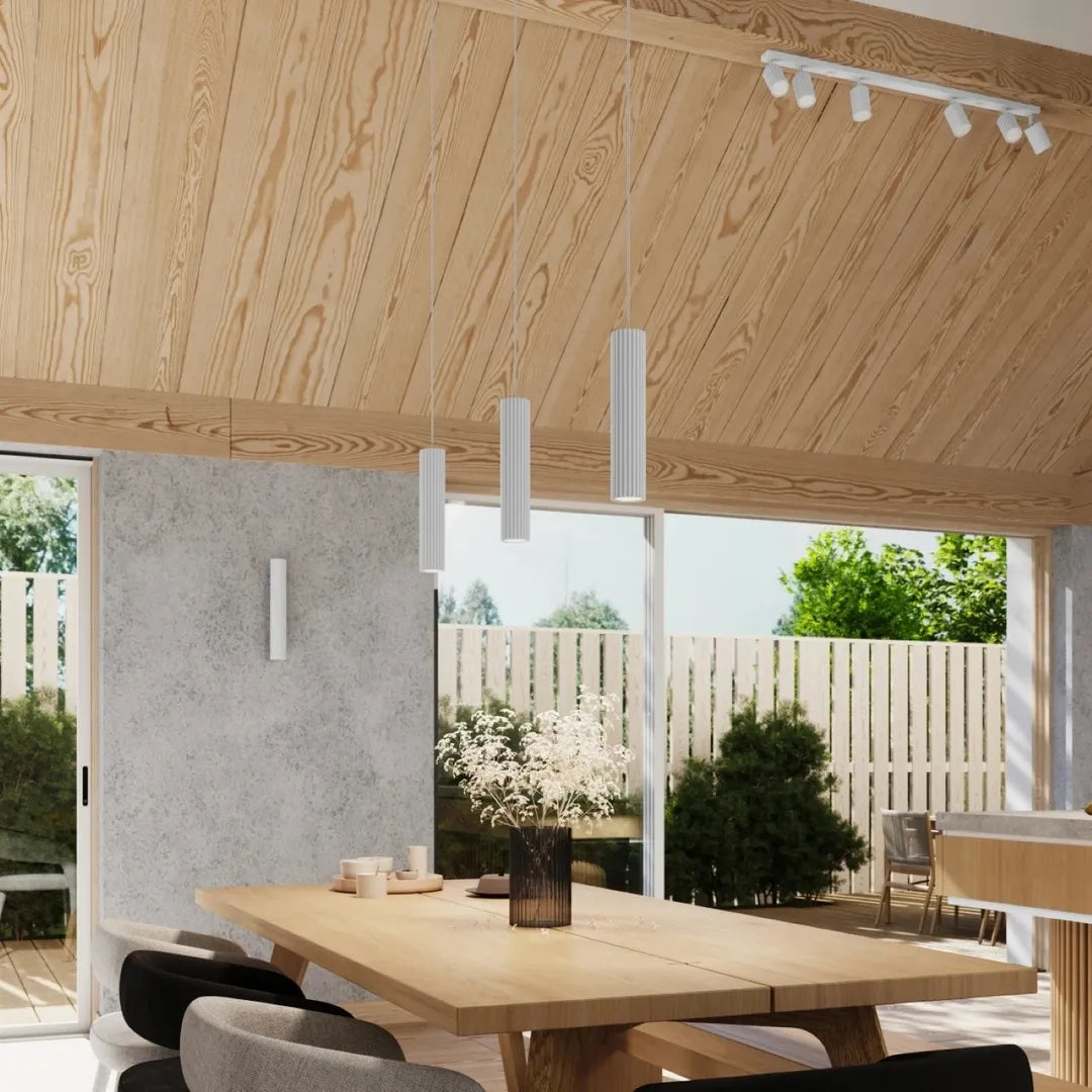 Witte Wandlamp KARBON 20 – Moderne Muurlamp voor Woonkamer, Slaapkamer of Hal