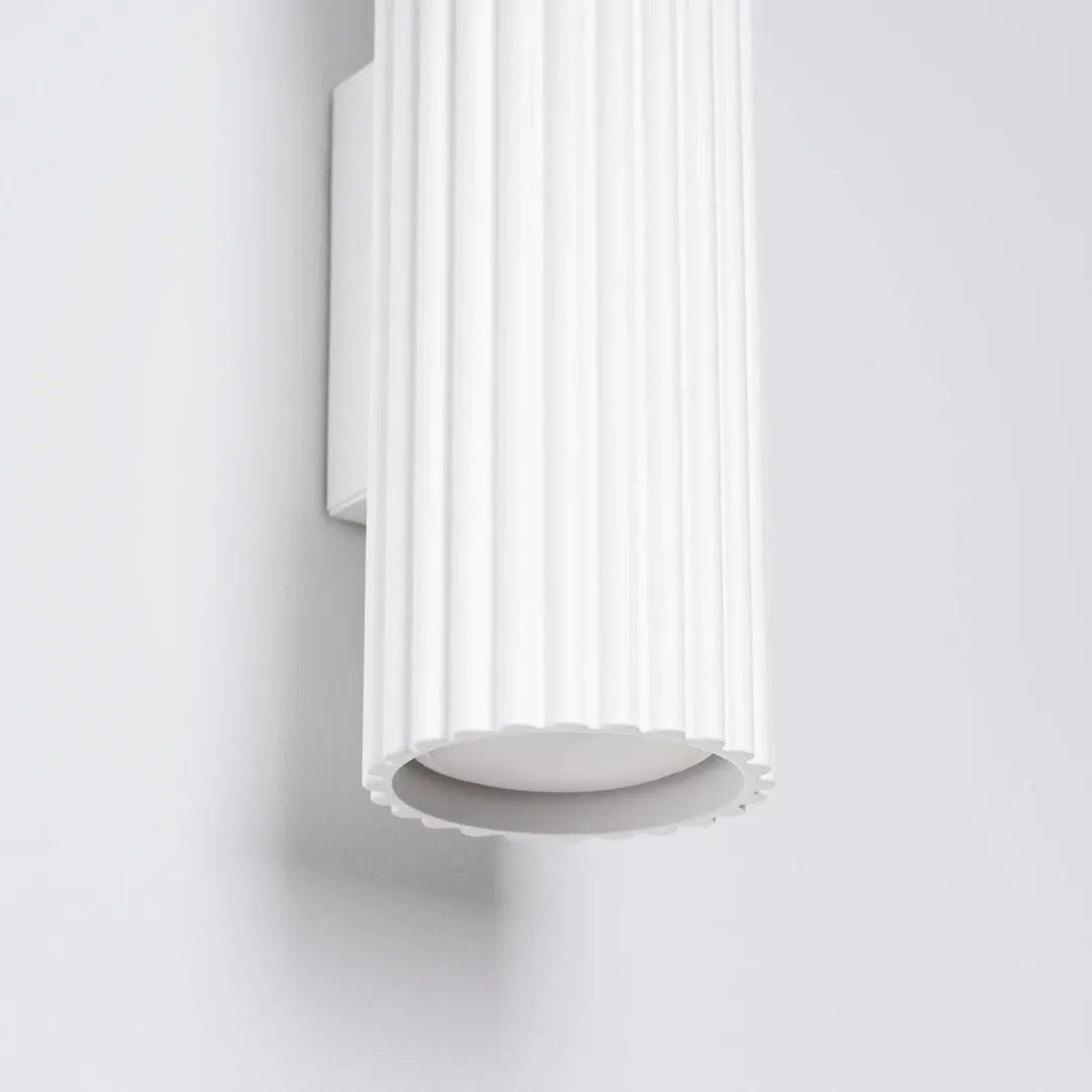 Witte Wandlamp KARBON 20 – Moderne Muurlamp voor Woonkamer, Slaapkamer of Hal