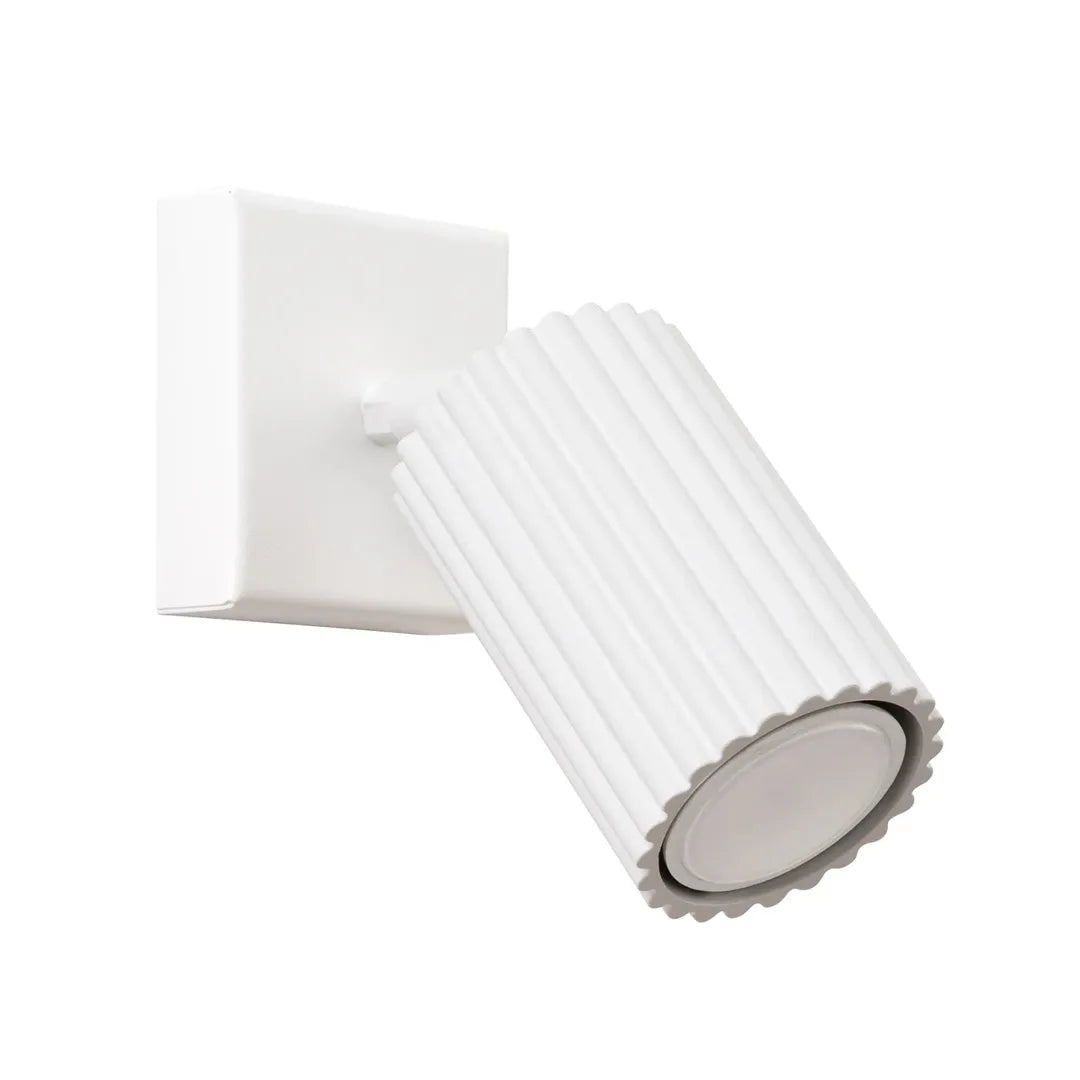 Witte Wandlamp KARBON – Moderne Muurlamp voor Woonkamer, Slaapkamer of Hal
