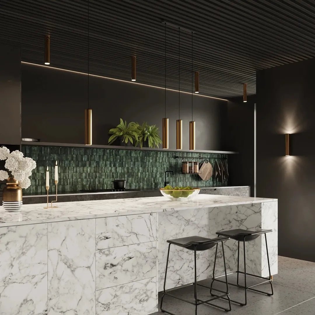 Gepolijste Gouden Wandlamp LAGOS 2 – Moderne Muurlamp met 2 Lichtpunten voor Woonkamer, Hal of Slaapkamer