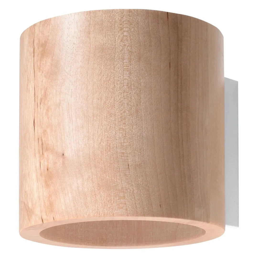 Wandlamp ORBIS van Natuurlijk Hout – Moderne Muurlamp voor Woonkamer, Slaapkamer of Hal