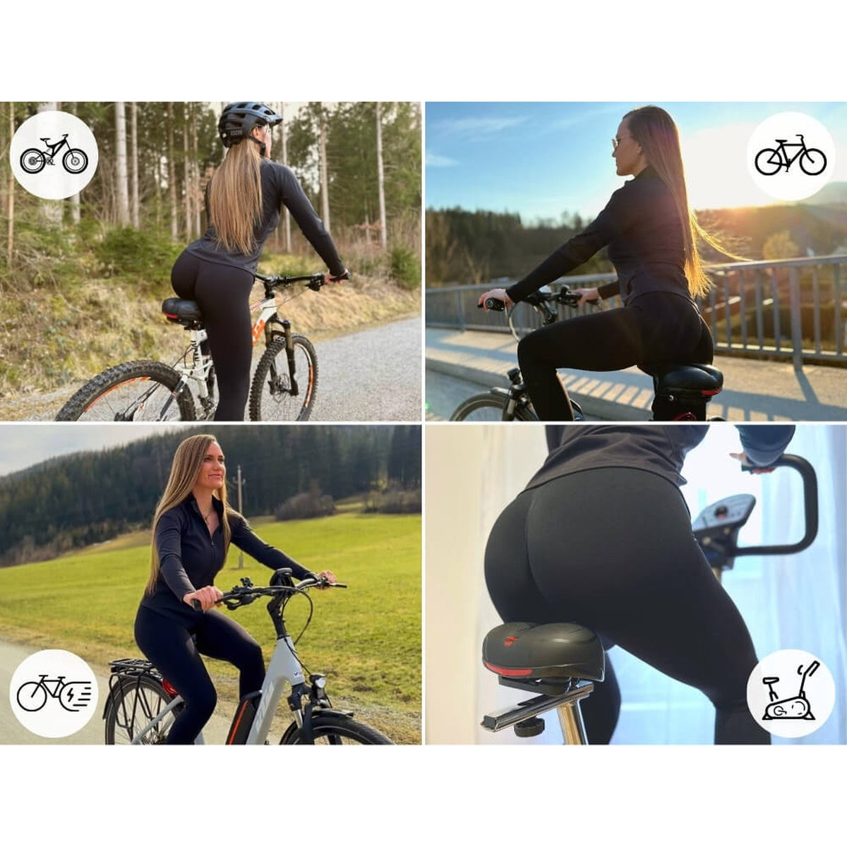 fietszadel – close-up